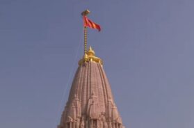 શ્રીરામ મંદિર ઉપર ધ્વજારોહણ