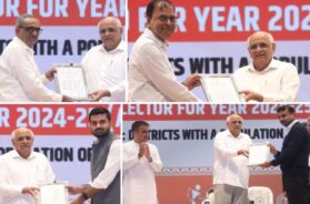 ગુજરાતના ચાર સનદી અધિકારીઓને સન્માન