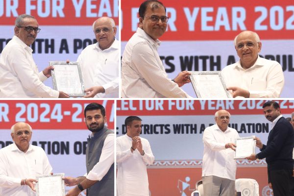 ગુજરાતઃ ઉત્કૃષ્ટ સેવાઓ બદલ “કર્મયોગી પુરસ્કાર”થી ૪ સનદી અધિકારીઓનું સન્માન