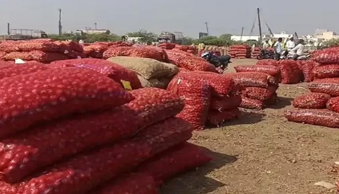 સૌરાષ્ટ્રના મહુવા સહિત યાર્ડમાં ડુંગળીના ભાવ તળિયે બેસી જતા ખેડૂતો મુશ્કેલીમાં મુકાયા