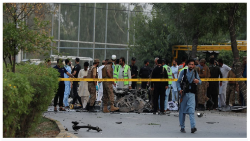 પેશાવર: ફેડરલ કોન્સ્ટેબ્યુલેરી મુખ્યાલય પર આતંકી હુમલો, ત્રણના મોત