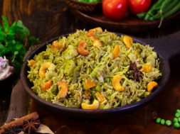 palak pulao