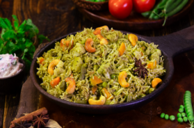 palak pulao