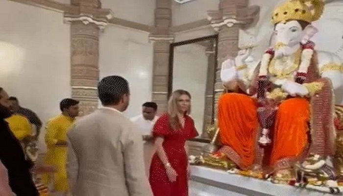 જામનગરમાં રિલાયન્સના મહેમાન બન્યા ડોનાલ્ડ ટ્રમ્પના પૂત્ર અને તેની ગર્લફ્રેન્ડ