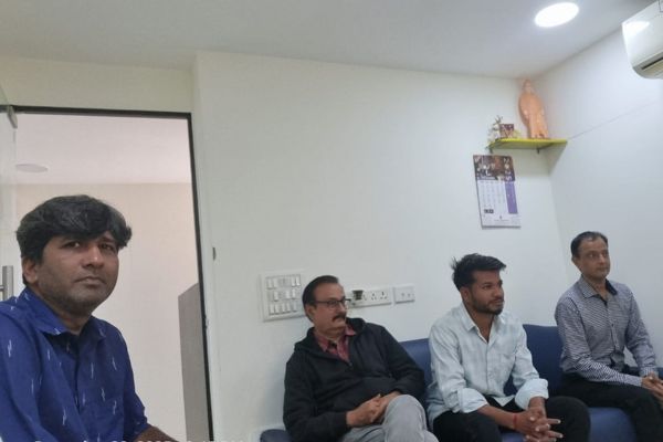 Renowned spiritual speaker Akhand Swami visited REVOI office