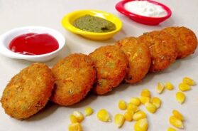 Aloo Corn Cutlets