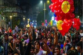 C G Road. 31 december party