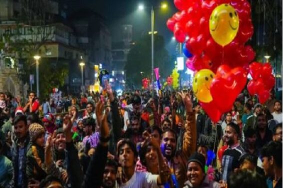 C G Road. 31 december party