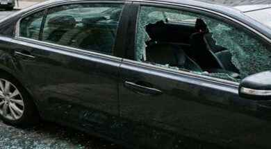Car window broke
