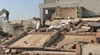 Demolition, kamal lake, AHD