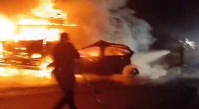 FIRE, Highway Accident