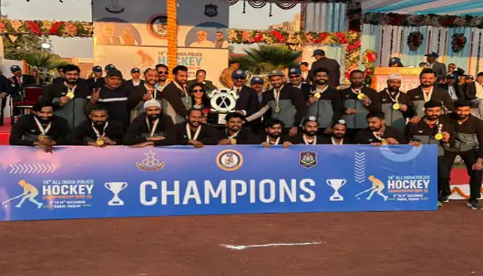 રાજકોટમાં યોજાયેલી ઓલ ઈન્ડિયા પોલીસ હોકી ટૂર્નામેન્ટ ચેમ્પિયનશીપમાં પંજાબે બાજી મારી