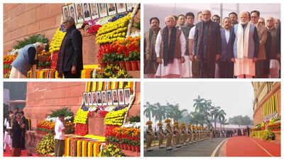 સંસદ હુમલાની 24મી વરસી: PM મોદી, રાહુલ ગાંધી, અમિત શાહ સહિતના નેતાઓએ શહીદોને આપી શ્રદ્ધાંજલિ