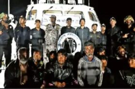 Pakistani fishermen arrested