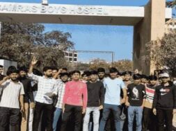 Rajkot, samaras hostel, student protest
