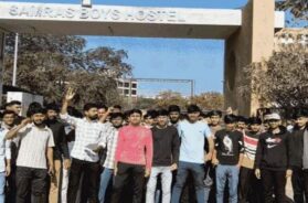 Rajkot, samaras hostel, student protest