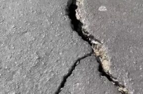 Subhash bridge, crack