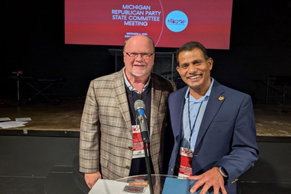 અમેરિકામાં ભારતીય સમુદાય માટે ગૌરવપૂર્ણ સિદ્ધિ: સન્ની રેડ્ડી મિશિગન રિપબ્લિકન પાર્ટીના સહ-અધ્યક્ષ તરીકે ચૂંટાયા
