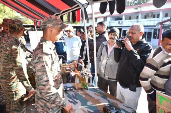 Drone awareness program organized by Golden Katar Division for veterans in Gandhinagar