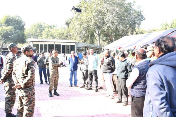 Drone awareness program organized by Golden Katar Division for veterans in Gandhinagar