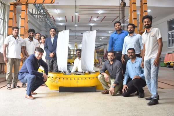 The Team who built The Indian Navy’s indigenously traditional stitched sailing vessel INSV Kaundinya