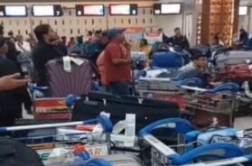 airport. flight cancellation