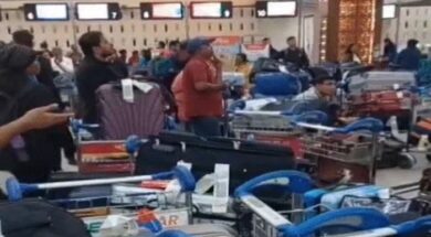 airport. flight cancellation