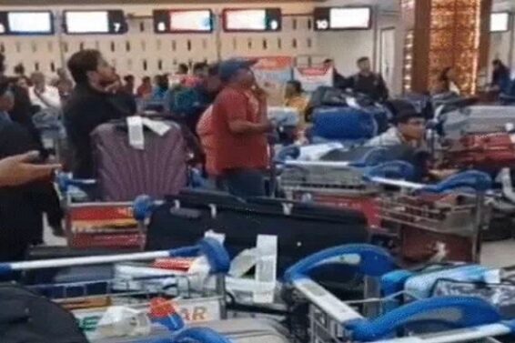 airport. flight cancellation