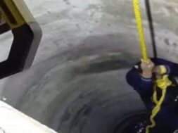 fell into the well, rescued