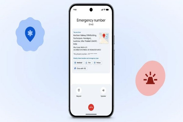 ગૂગલે ભારતમાં ઇમરજન્સી લોકેશન સર્વિસ (ELS) લોન્ચ કરી
