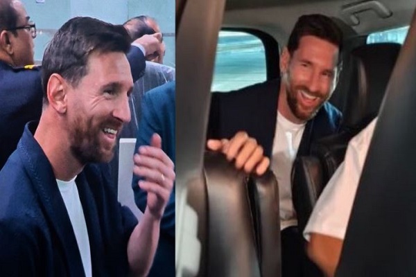 ભારતમાં લિયોનલ મેસીનું હજારો પ્રશંસકો દ્વારા જોરદાર સ્વાગત કરાયું