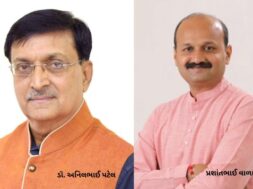 BJP Chief Spokesperson Dr. Anil Patel and Media Incharge Prashant Vala