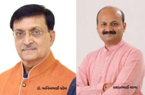 BJP Chief Spokesperson Dr. Anil Patel and Media Incharge Prashant Vala