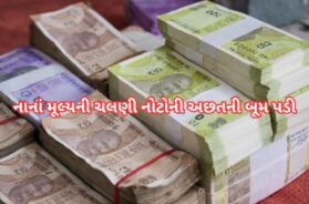 નાનાં મૂલ્યની ચલણી નોટોની અછતની બૂમ પડી