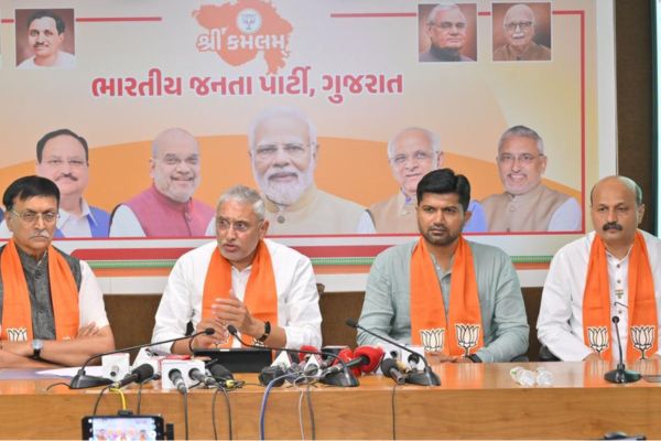 Gujarat BJP President condemns violence in West Bengal and Punjab