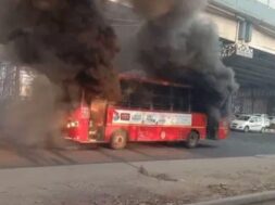 Fire, AMTS Bus
