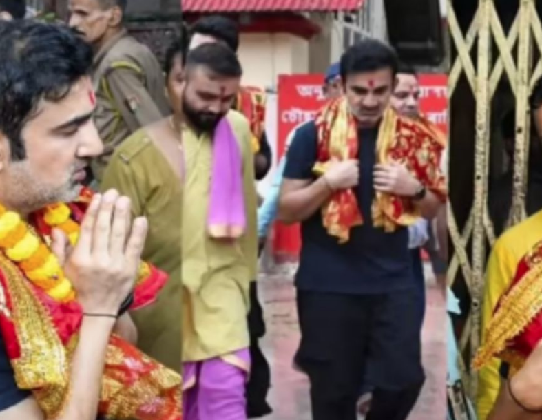 ગૌતમ ગંભીરે માં કામાખ્યા ધામમાં માતાજીના ચરણોમાં શીશ ઝુકાવ્યું