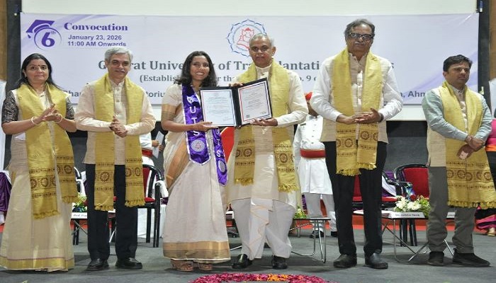 ગુજરાત યુનિવર્સિટી ઓફ ટ્રાન્સપ્લાન્ટેશન સાયન્સિસનો 6ઠ્ઠો પદવીદાન યોજાયો