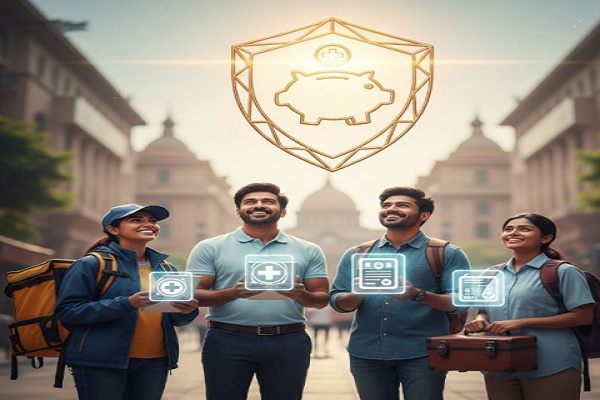 ગિગ વર્કર્સને મોટી રાહત, હવે વીમો અને પેન્શન જેવા લાભો મળશે