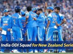 Indian team announced for ODI series