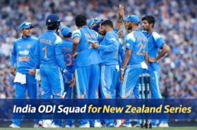 Indian team announced for ODI series