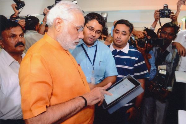Narendrabhai Modi, the then Chief Minister of Gujarat had launched the e-book publishing facility on April 30, 2013.