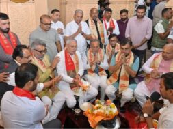 State BJP President Jagdishbhai Vishwakarma visited Somnath Temple