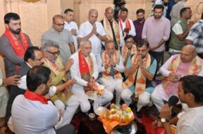 State BJP President Jagdishbhai Vishwakarma visited Somnath Temple