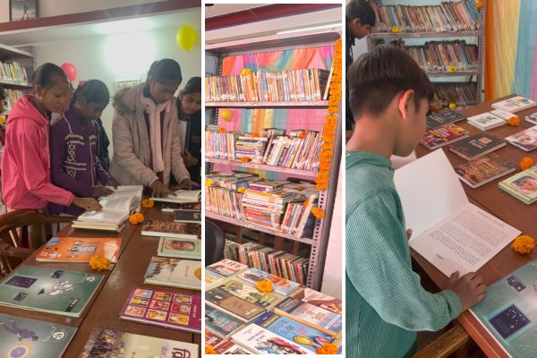 Library facilities for Chitriya village in Sabarkantha