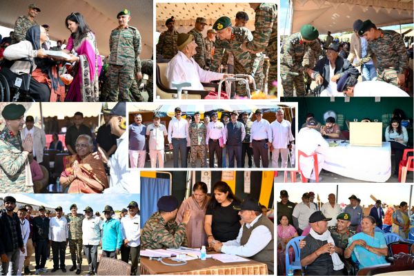 Indian Army organizes reunion ceremony with retired army personnel, officers and families in Bhuj