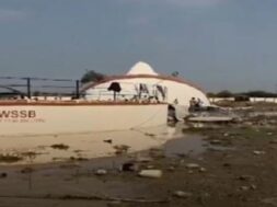 Water tank broke down