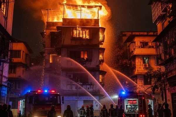 મુંબઈના ગોરેગાંવમાં ભીષણ આગ લાગી, મહિલા સહિત ત્રણ લોકોના શ્વાસ રૂંધાવાથી મોત