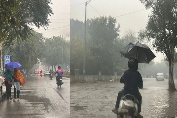 દિલ્હી-એનસીઆરમાં ભારે વરસાદ સાથે કરા પડ્યા