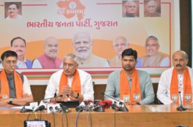Gujarat BJP President condemns violence in West Bengal and Punjab
